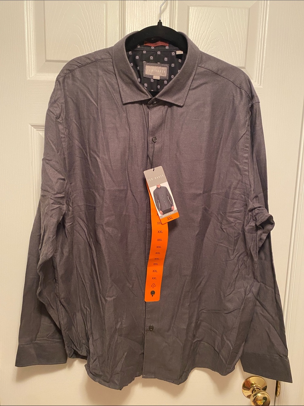 Ted Baker  Long-Sleeve Button Down Dress Shirt…size XXL